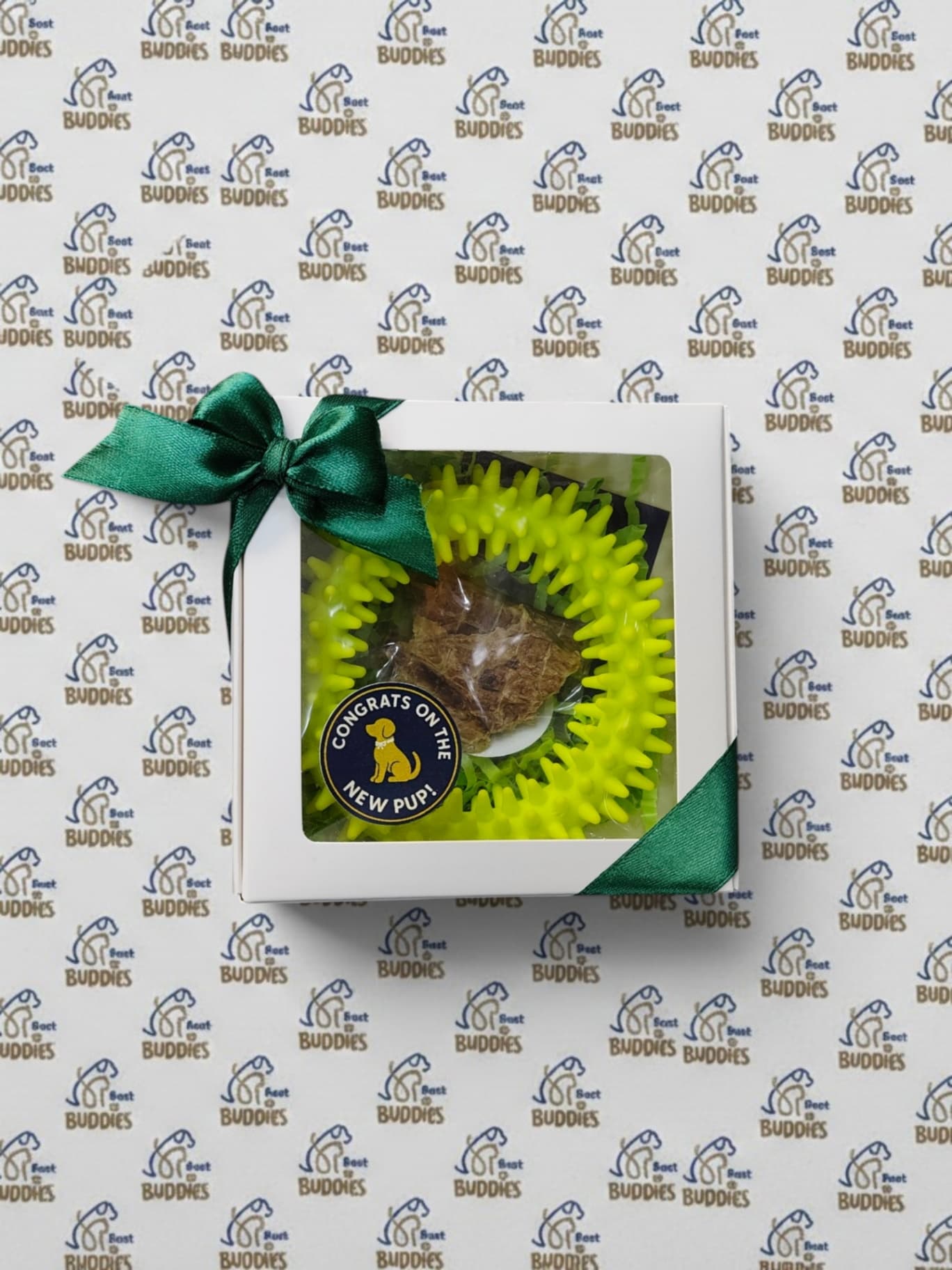 "Congrats on the new pup!" Gift